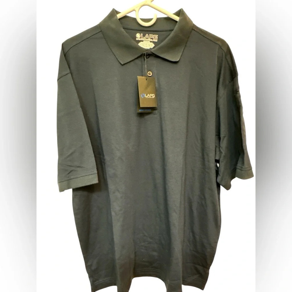 LAPG Operator Tactical Polo Shirt Short Sleeve Collared Navy NWT